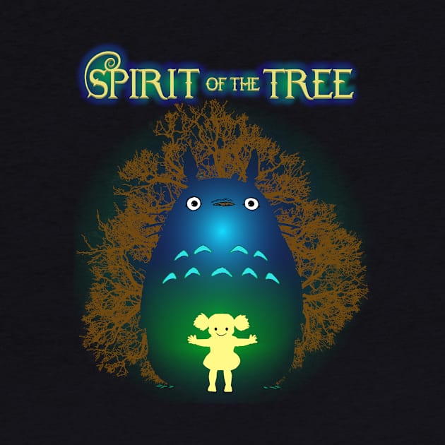 SPIRIT OF THE TREE RAINBOW VERSION by KARMADESIGNER T-SHIRT SHOP